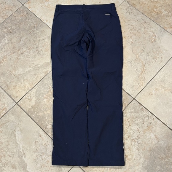 Eddie Bauer Fleece Lined Tech Pants Mens 32x32 Navy Blue Straight Leg Outdoor - Picture 9 of 10